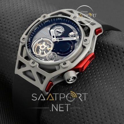 Hublot Türbülonlu Saat Otomatik Yeni model Ferrari saat gri kasa replika saat