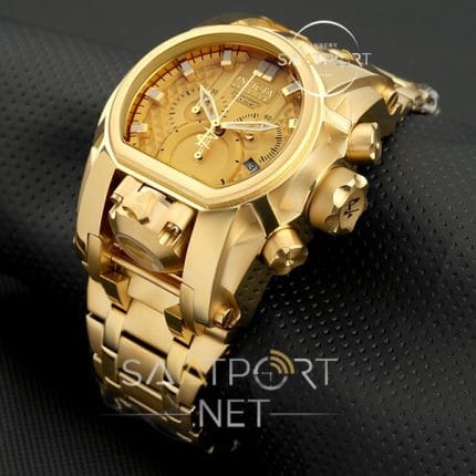 INVICTA Reserve Magnum Erkek Kol Saati Gold kasa sarı kadran