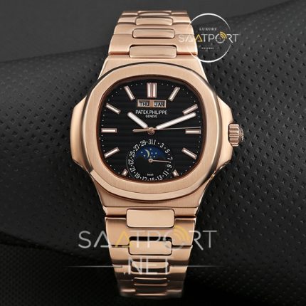 Patek Phılıppe Nautilis Rose Siyah Kadran