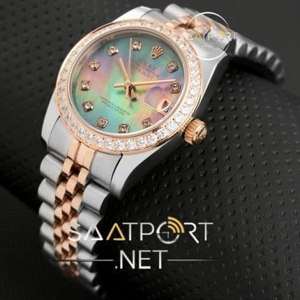 Replika Rolex Date Just Sedef Kadran Taşlı Modeller