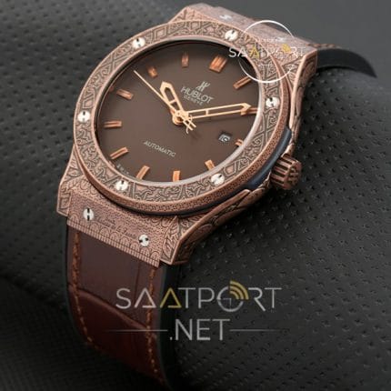 Replika Saat Hublot Fusion Klasik İşlemeli Otomatik Saat replika
