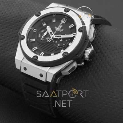 Replika Saat Hublot King Power Modeli Çelik Kasa modelleri