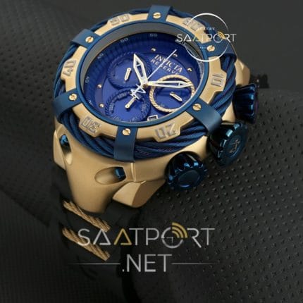 Reserve Bolt Chronograph Silikon kordon mavi kadran