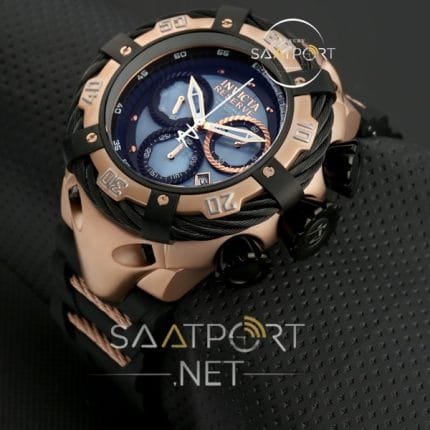 Reserve Bolt Chronograph rose silikon halatlı