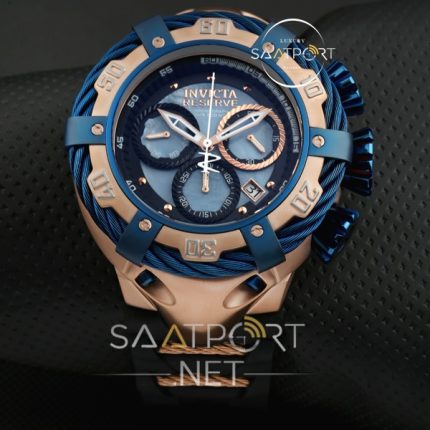 Reserve Bolt Chronograph rose silikon kordon replika