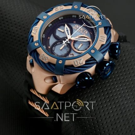 Reserve Bolt Chronograph rose silikon kordon replika saat