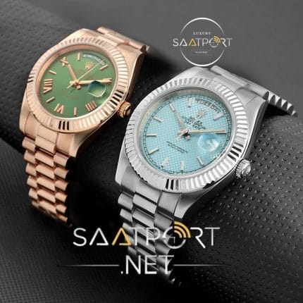 Rolex Dat date yeşil kadran jübile Kordon REPLİKA SAAT