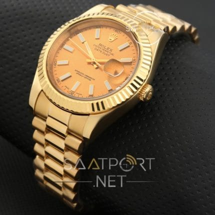 Rolex Datejust Gold Kasa Gold Kadran replika
