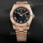 Rolex Day Date Rose Gold Siyah kadran