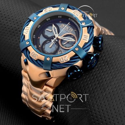 İnvicta Reserve Bolt Chronograph Rose çelik kordon replika