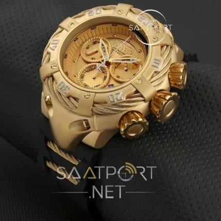 İnvicta Reserve Bolt Chronograph Sarı Kasa 52 MM REPLİKA