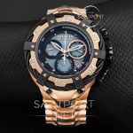 İnvicta Reserve Bolt Chronograph rose siyah çelik kordon