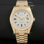 Rolex Day Date Gold Unisex Taşlı Saat Modeli