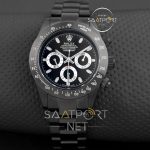 Rolex Daytona cosmograph Titan black replika saat otomatik