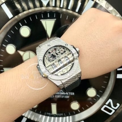 Hublot MP-11 Big Bang Mp11 Gümüş Kasa Otomatik replika