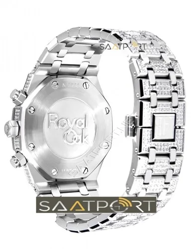 Audemars piguet kadran ve kasa full sawaroski taşlı saat model ap replika saatler