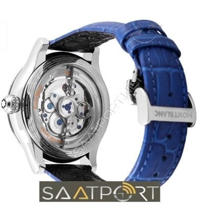 Mont Blanc Collection mavi kadran beyaz kasa