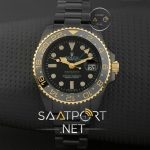 Rolex GMT modeli Siyah pvd kaplama otomatik replika imistasyon