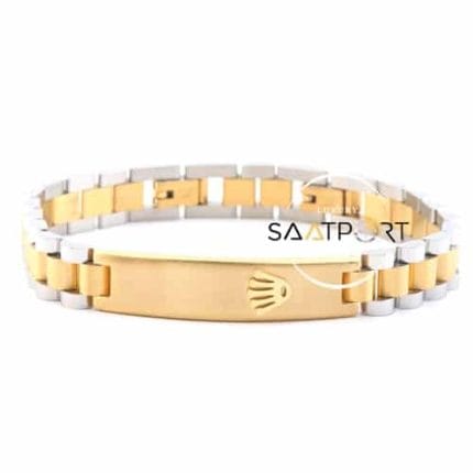 Rolex Gold ve Gümüş KaplamaLI bileklik Seria475