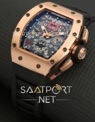 Richard Mille Chronograph RM011 Rose Gold replika saatler
