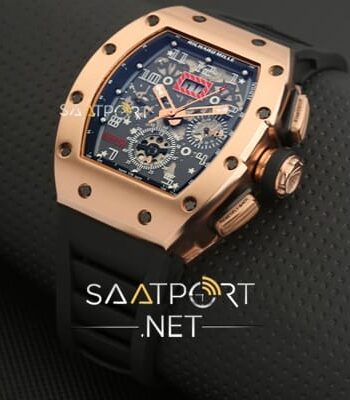 Richard Mille Chronograph RM011 Rose Gold replika saatler