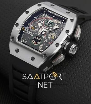 Richard Mille Chronograph RM011 Silver Gümüş kasa Gold replika saat modelleri