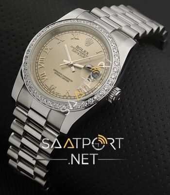 Rolex datejust taşlı bayan kol saati 36mm replika saat modeller