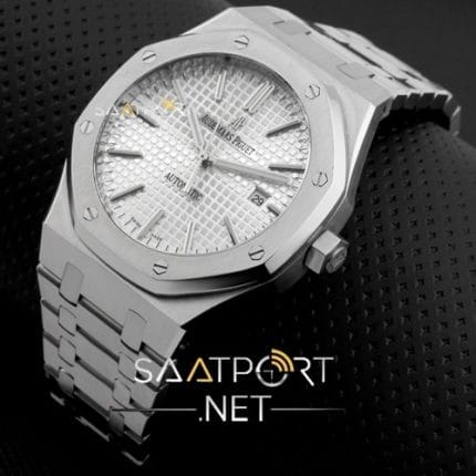 Audemars Piguet Otomatik Beyaz Kadran Gümüş Replika saatler