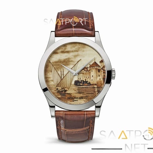 Marquetry dial