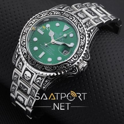 Rolex Submariner Skull Limited Edition Black Dial Vintage replika minju makina