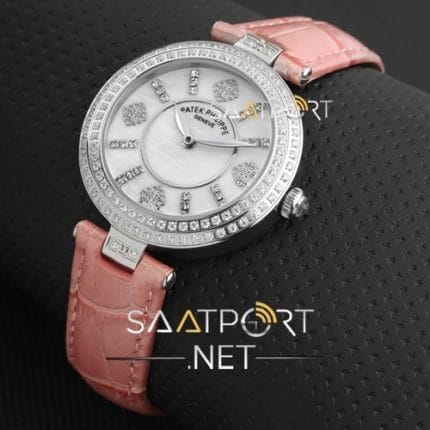 Patek Phılıppe taşlı bayan saati 36 mm replika saatler
