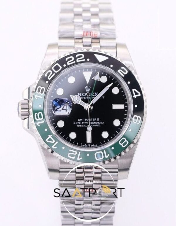 Rolex Sprite GMT Master 2 Jübile 904L Çelik 126720VTNR 2022 Soldan Kurmalı 3235