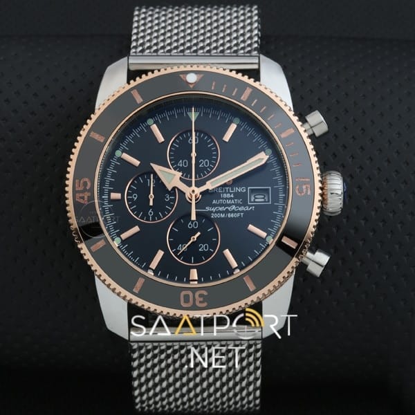 Breitling Kronometreli Hasır Kordonlu Saat breitling saat