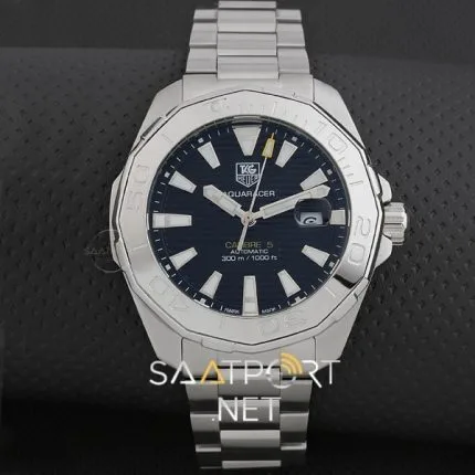 TAG Heuer Aquaracer Calibre 5 Automatic 43MM gümüş bezel