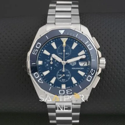 TAG Heuer Aquaracer Calibre pilli kronometreli mavi kadran