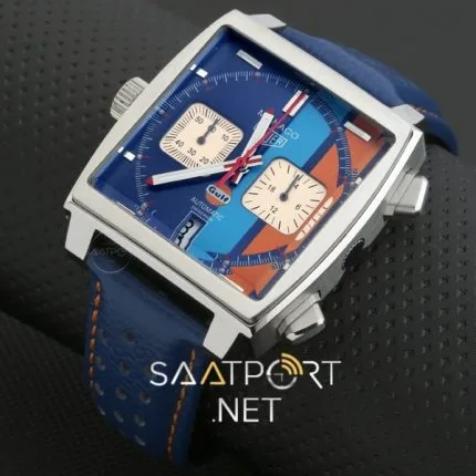 TAG Heuer Monaco Calibre 11 Gulf Special Edition replika saat