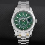 replika rolex sky dweller 326934 yesil kadran 2020 ilk yeni modeli