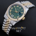 rolex bayan saati yeşil kadran 36 mm