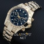 Rolex Daytona Cosmograph Full Gold Siyah Kadran