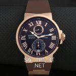 Ulysse Nardin Le Locle Kahve Silikon Kordon