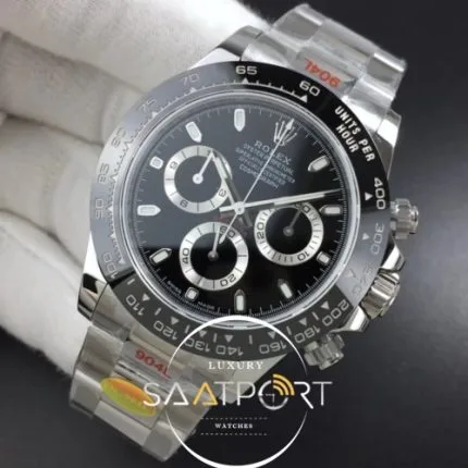 Daytona 116500 Noob 11 Best Edition 904L SS Case and Bracelet Black Dial (1)