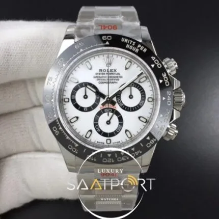Daytona 116500 Noob 11 Best Edition 904L SS Case and Bracelet White Dial (2)