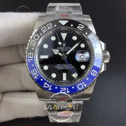 GMT-Master II 116710 BlackBlue Ceramic 904L Steel Noob Best Edition 3187 (1)