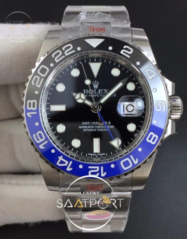 GMT-Master II 116710 BlackBlue Ceramic 904L Steel Noob Best Edition 3187 (1)