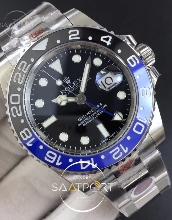 GMT-Master II 116710 BlackBlue Ceramic 904L Steel Noob Best Edition 3187 (2)