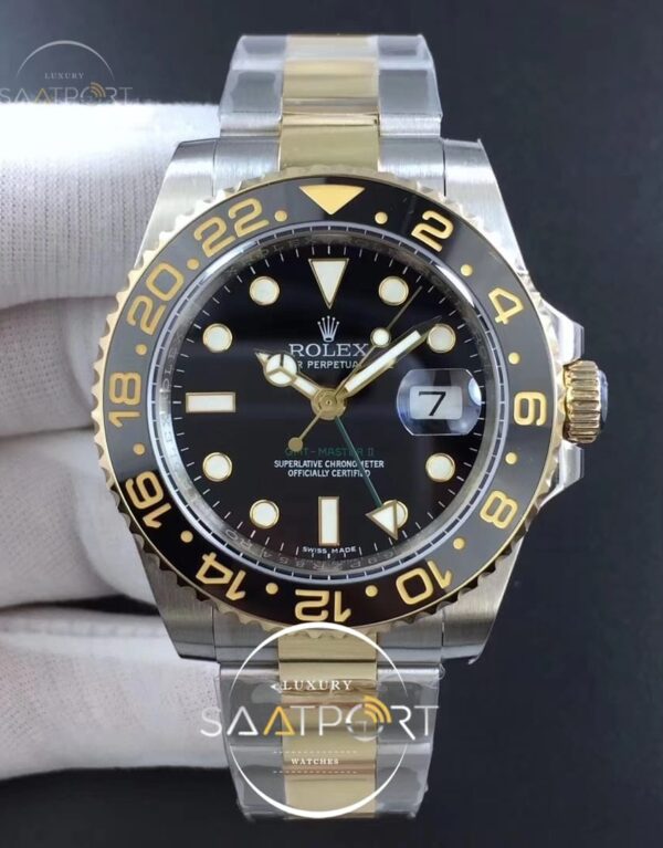 GMT-Master II 116713 LN Black Ceramic 904L Steel Noob Super CLON (1)