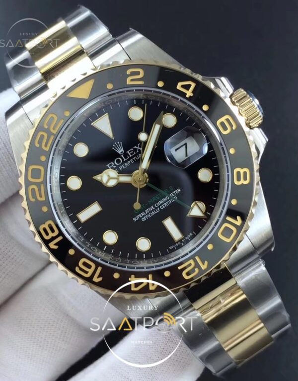 GMT-Master II 116713 LN Black Ceramic 904L Steel Noob Super CLON (2)