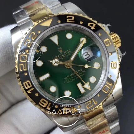 GMT-Master II 116713 LN Black Ceramic SSYG GMF 11 Best Edition Green Dial on S
