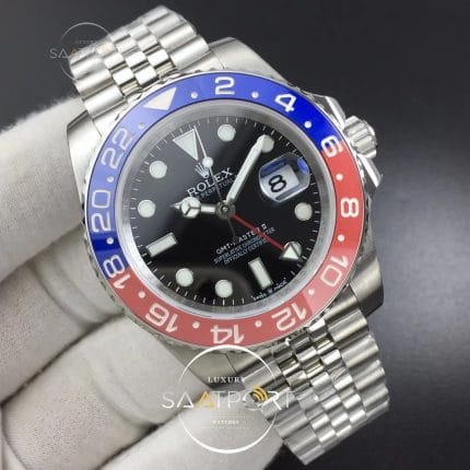 GMT Master II 126710 Real Ceramic 904L DJF Black Dial on Jubilee Bracelet Super clon 3186 (2)