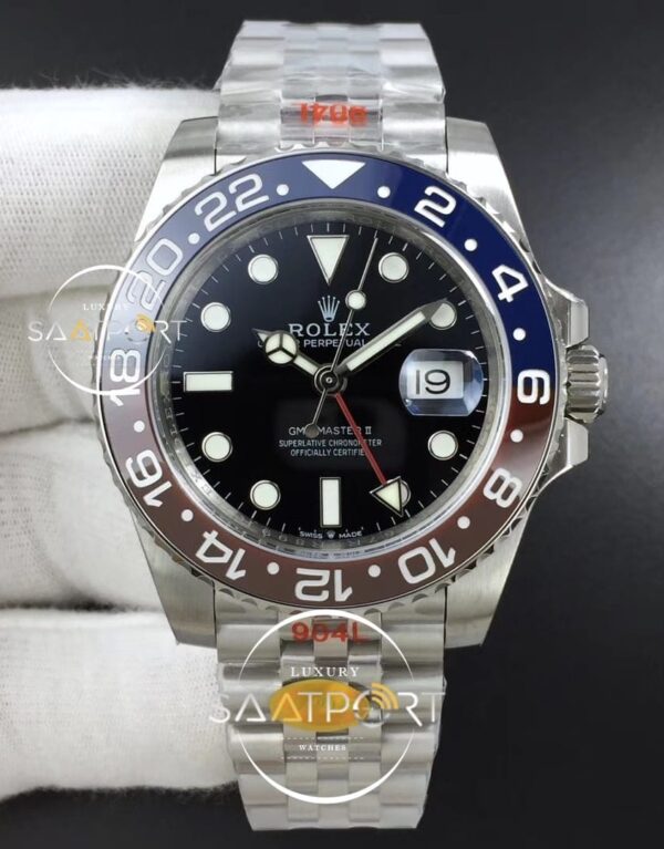 GMT Master II 126710 Real Ceramic 904L Noob Super CLON Jübile 3285 Eta